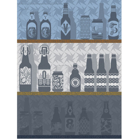 Le Jacquard Français Tea Towel - Néo Brasseurs Grey