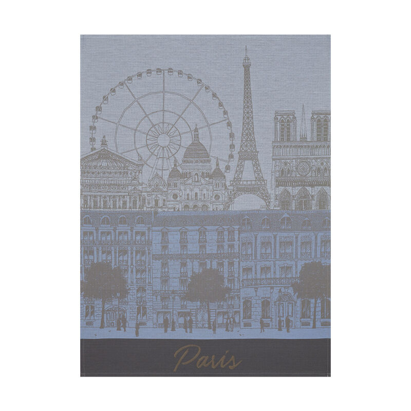 Le Jacquard Francais Tea Towel - Paris Panorama Azure