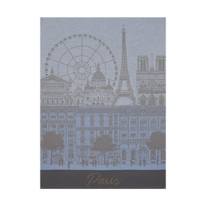 Le Jacquard Francais Tea Towel - Paris Panorama Azure