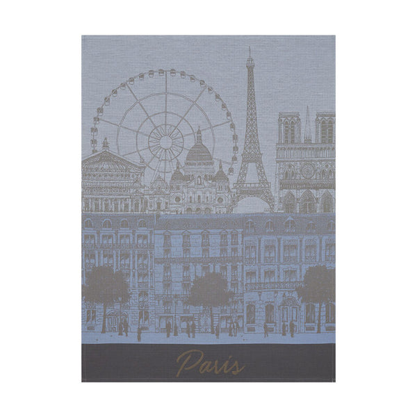 Le Jacquard Francais Tea Towel - Paris Panorama Azure