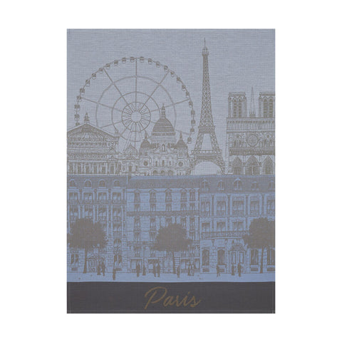 Le Jacquard Francais Tea Towel - Paris Panorama Azure