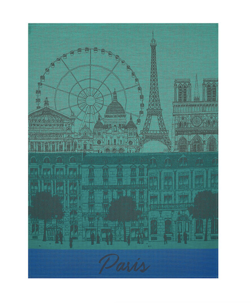 Le Jacquard Francais Tea Towel - Paris Panorama Garden