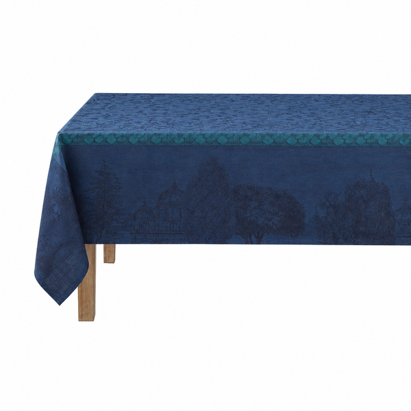 Le Jacquard Français Linen Tablecloth - Symphonie Baroque Dusk