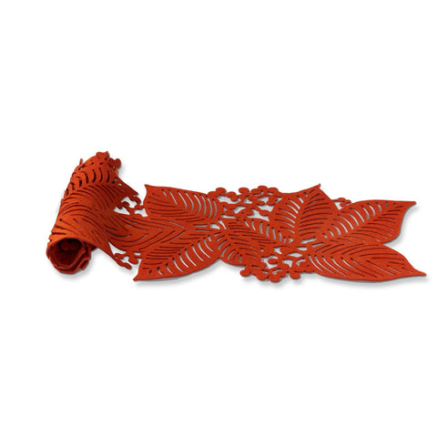 Leaf Berry Runner - Terracotta