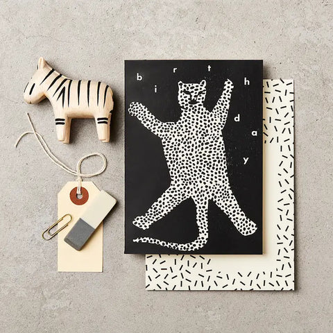 Leopard Rug Birthday...Card