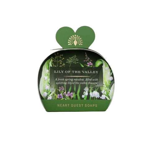Lily of the Valley Heart Guest Soaps