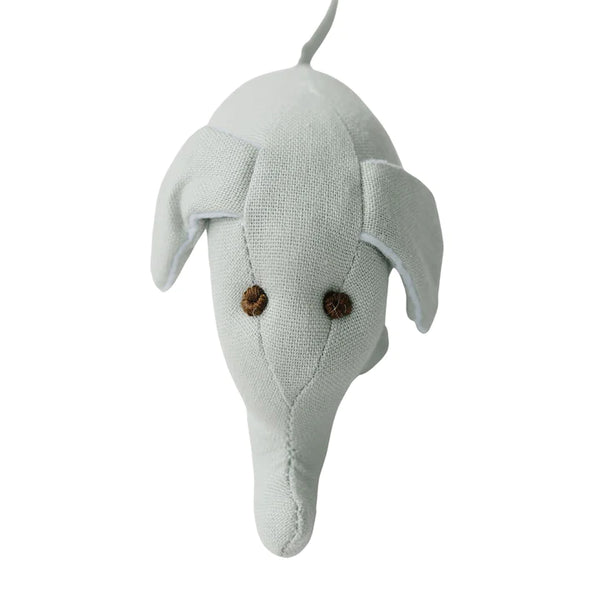 Linen Elephant Rattle
