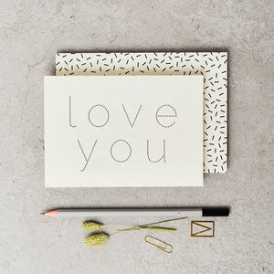 Love You Dots...Card