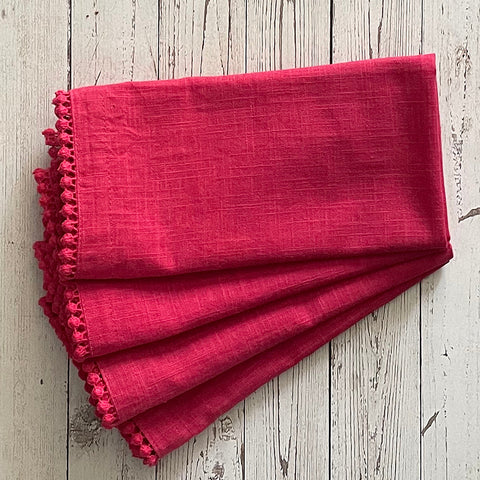 Detailed Napkin - Red