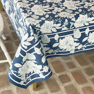 June Bug Indigo Tablecloth