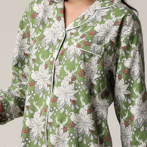 Winter Trails Flannel Nightshirt