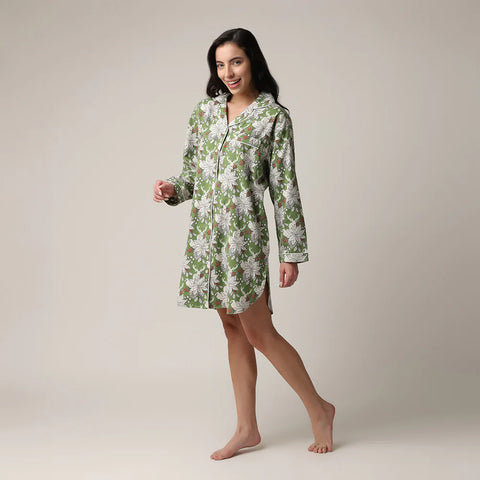 Winter Trails Flannel Nightshirt