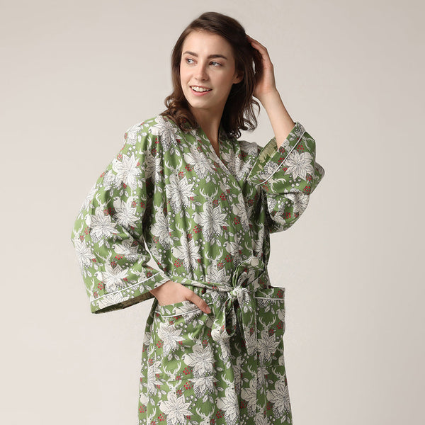 Winter Trails Flannel Robe
