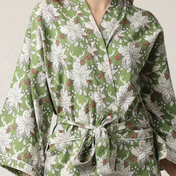 Winter Trails Flannel Robe