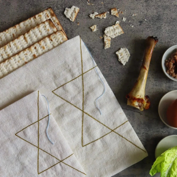 Matzah Cover & Afikoman Bag Set