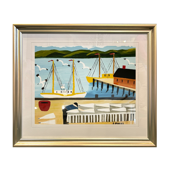 Maud Lewis "Drying Cod Flakes"