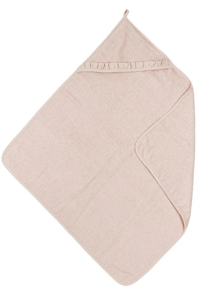 Ruffle Bathcape Terry - Soft pink