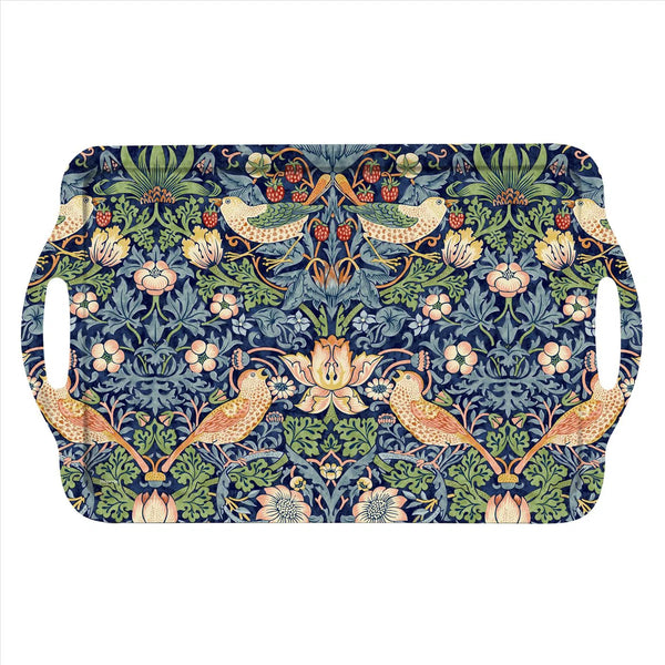 Pimpernel Strawberry Thief Blue Tray - Large
