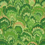 Cocktail Napkins - Marbled Ceramica in Green