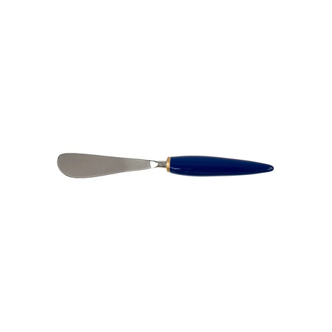 Navy Blue & Gold Pate Knife
