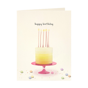 Ombre Cake Birthday Card