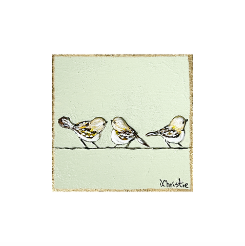 Original Art, Birds on a Wire Series - 4522