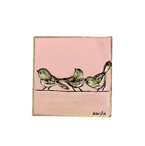 Original Art, Birds on a Wire Series - 4611