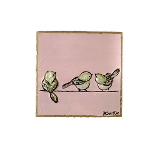Original Art, Birds on a Wire Series - 4615
