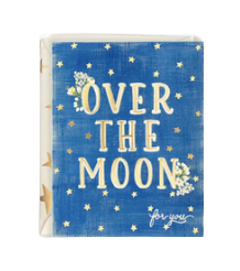 Over the Moon For You Congratulations Card