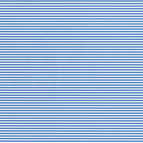 Oxford Stripe Blue & White Wrapping Paper