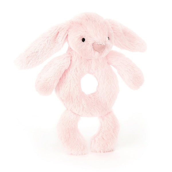 Bashful Bunny Rattle & Grabber- Pink