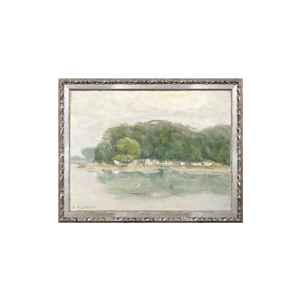Petite Scapes - Bank on the Danube C. 1900