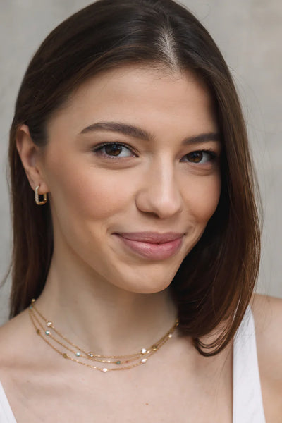 Crystal & Gold Necklace