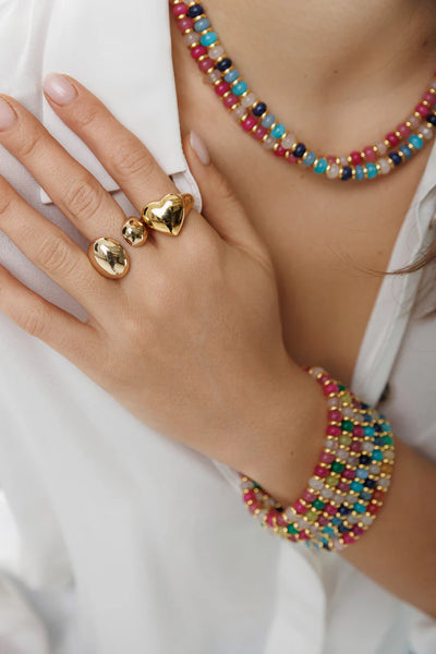 Multi Coloured Magnetic Bracelet