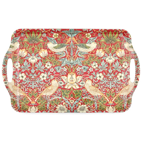 Pimpernel Strawberry Thief Red Tray - Large