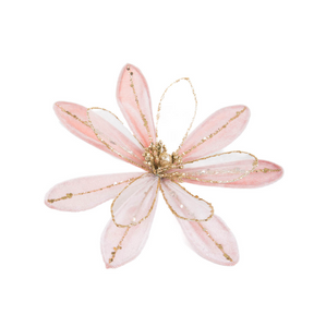 Pink & Gold Gardenia Tree Pick