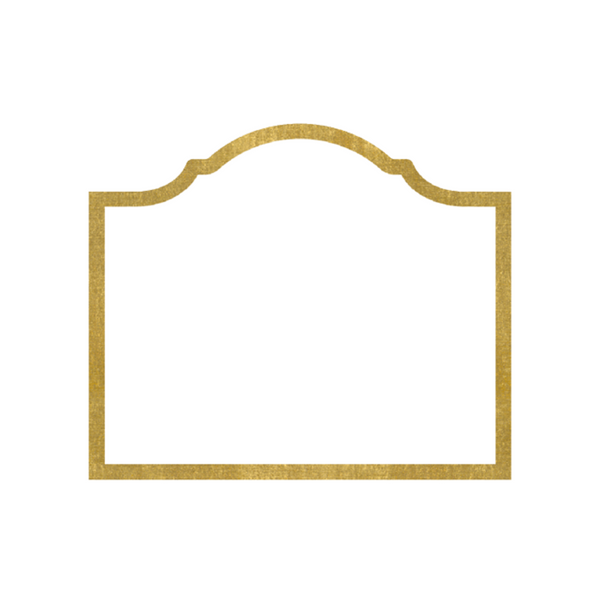 Place Cards - Gold Foil Arch