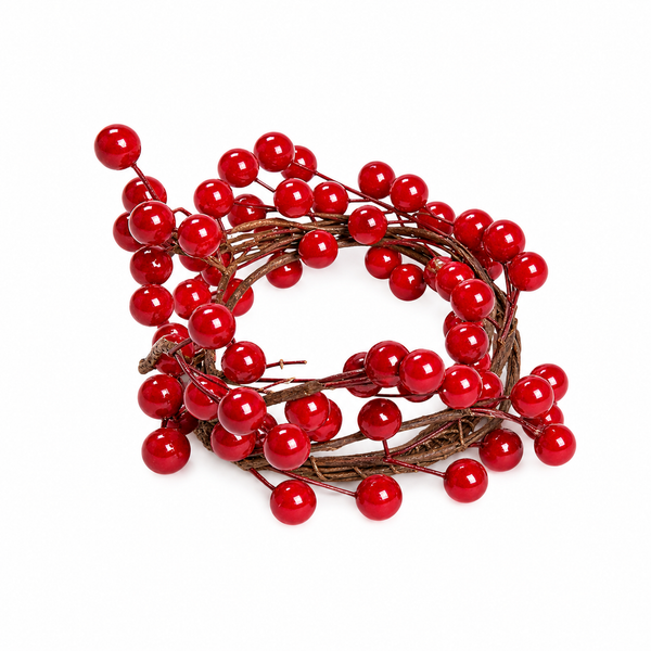 Red Berry Candle Ring