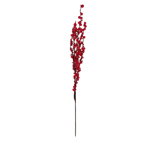 Red Cluster Berries Spray 26"