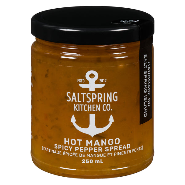 Hot Mango Spicy Pepper Spread by Saltspring Kitchen 250 ml
