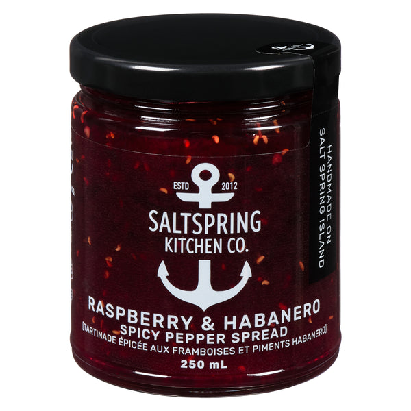 Raspberry & Habanero Spicy Pepper Spread by Saltspring Kitchen 250 ml