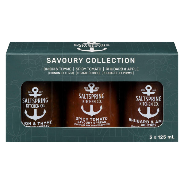 Savoury Trio Collection Gift Box By Saltspring Kitchen