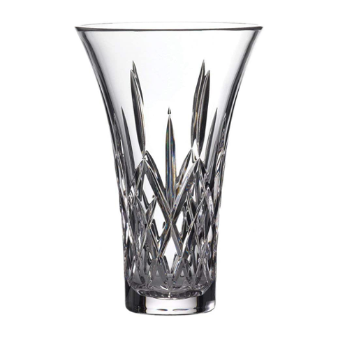 Waterford Mastercraft Treasures of The Sea Lismore Vase Flared 12"