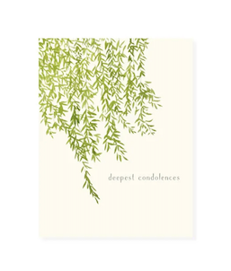 Weeping Willow Sympathy Card