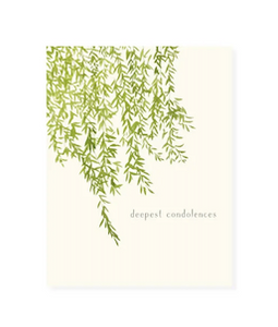 Weeping Willow Sympathy Card
