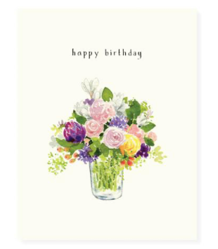 Happy Birthday - English Garden Card