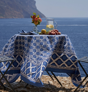 Azulejo Blue Tablecloth