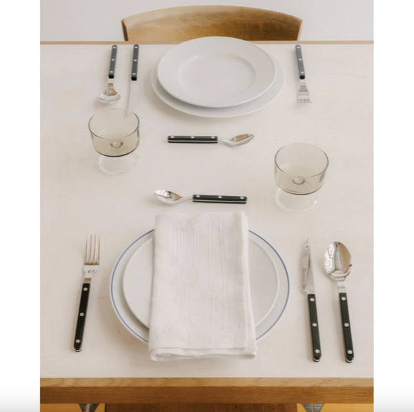 Sabre Paris Bistrot 5 Piece Place Setting - Black (Brilliant Finish)