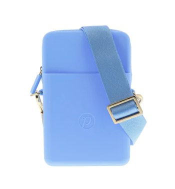 Silicone Crossbody Bag - Light Blue