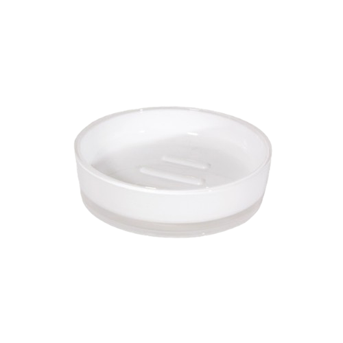 White Acrylic Soap Dish